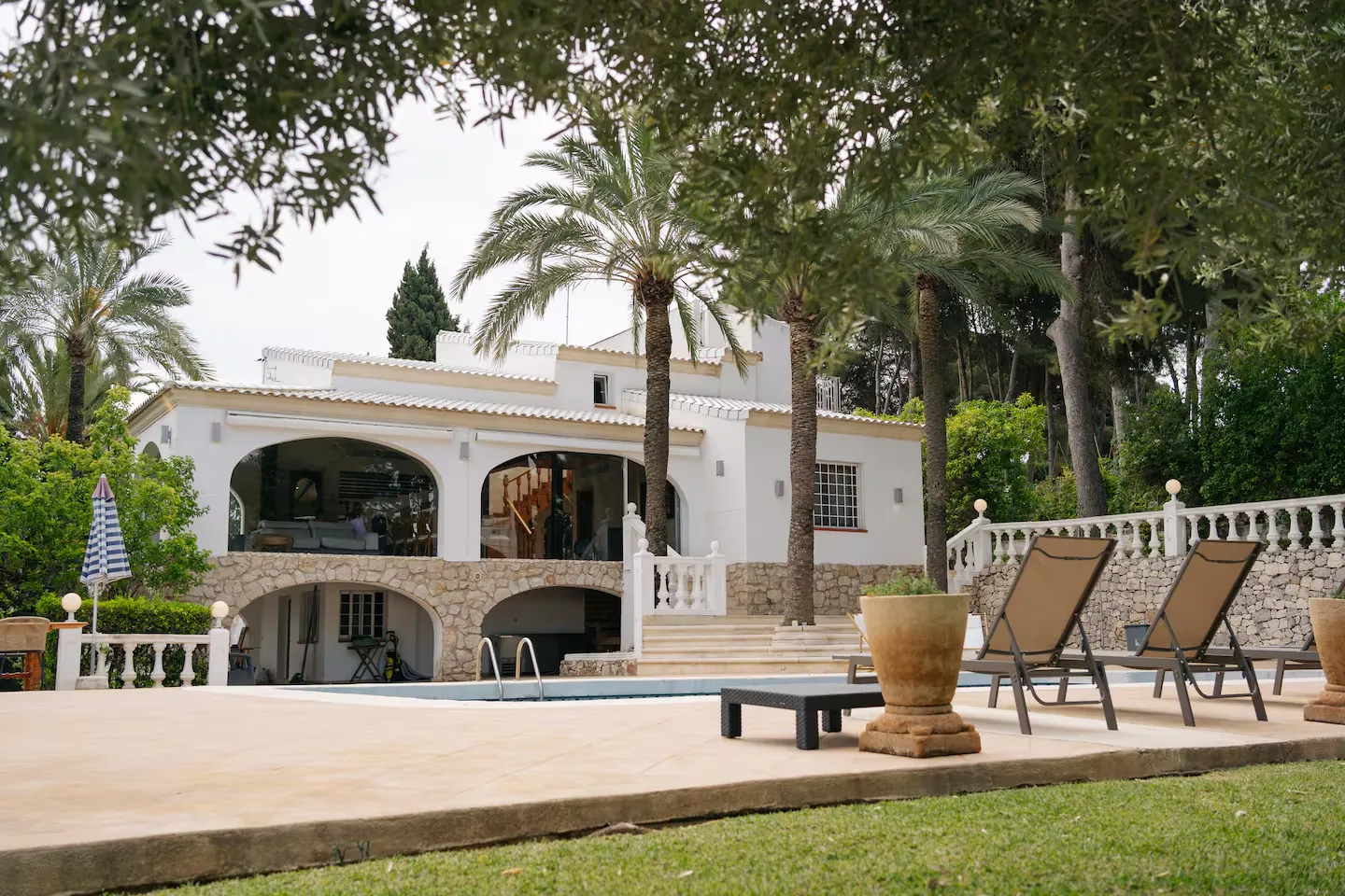 Uitzicht vanaf het balkon van Vitalavida